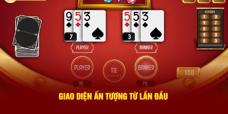 Giao diện Baccarat 789Win